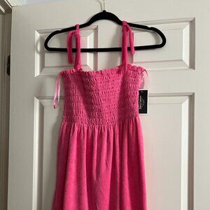 NWT Vintage Juicy Couture Pink Terry cloth dress S